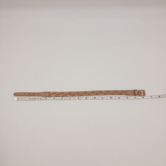 Patricia Nash Leather Wrap Link Bracelet Tan 16" - Picture 5 of 7